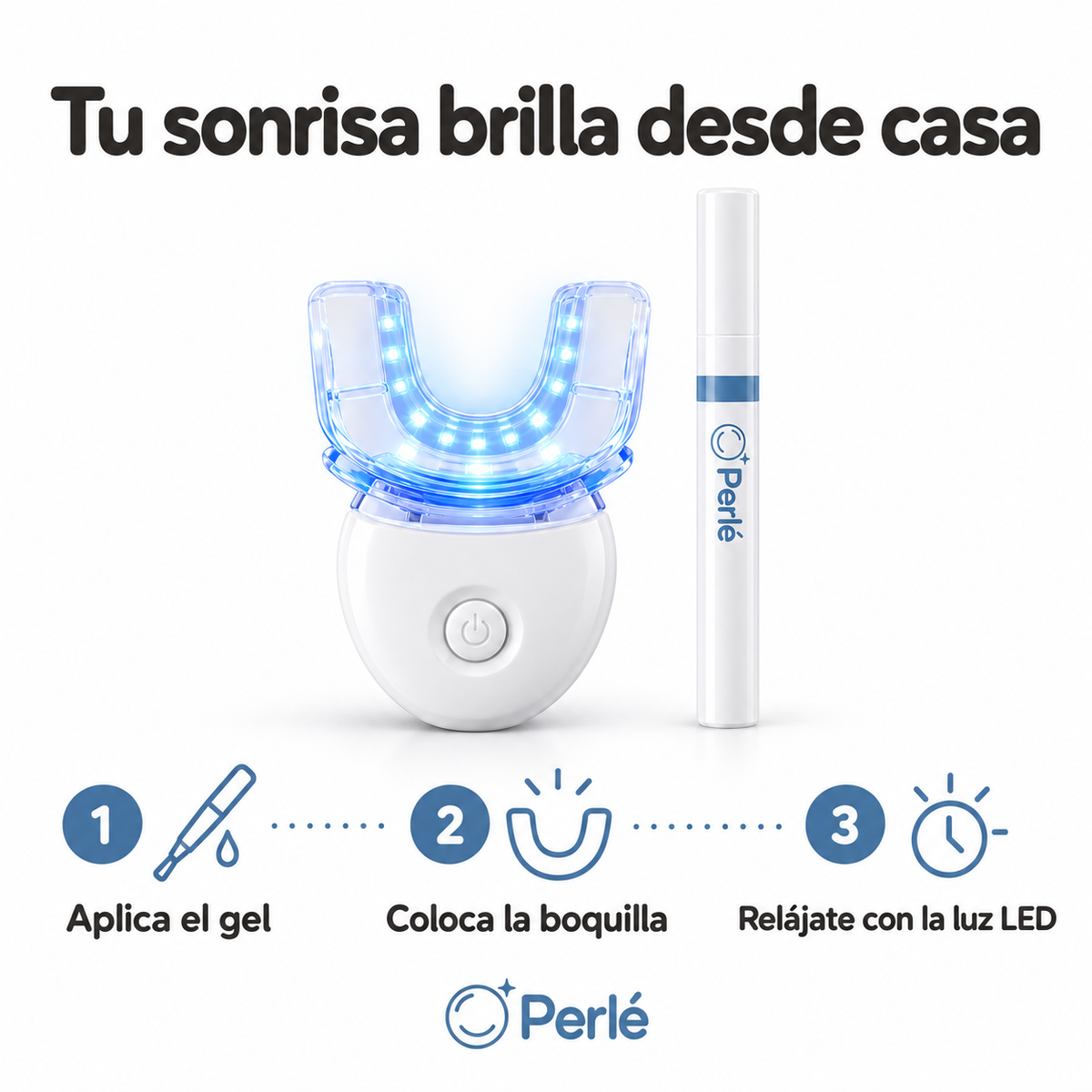 Tu sonrisa brilla desde casa en 3 pasos